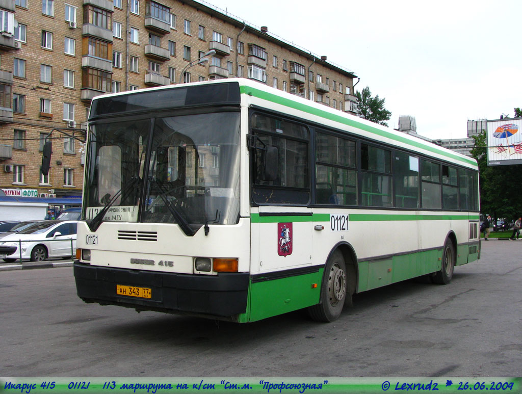 Moscow, Ikarus 415.33 # 01121