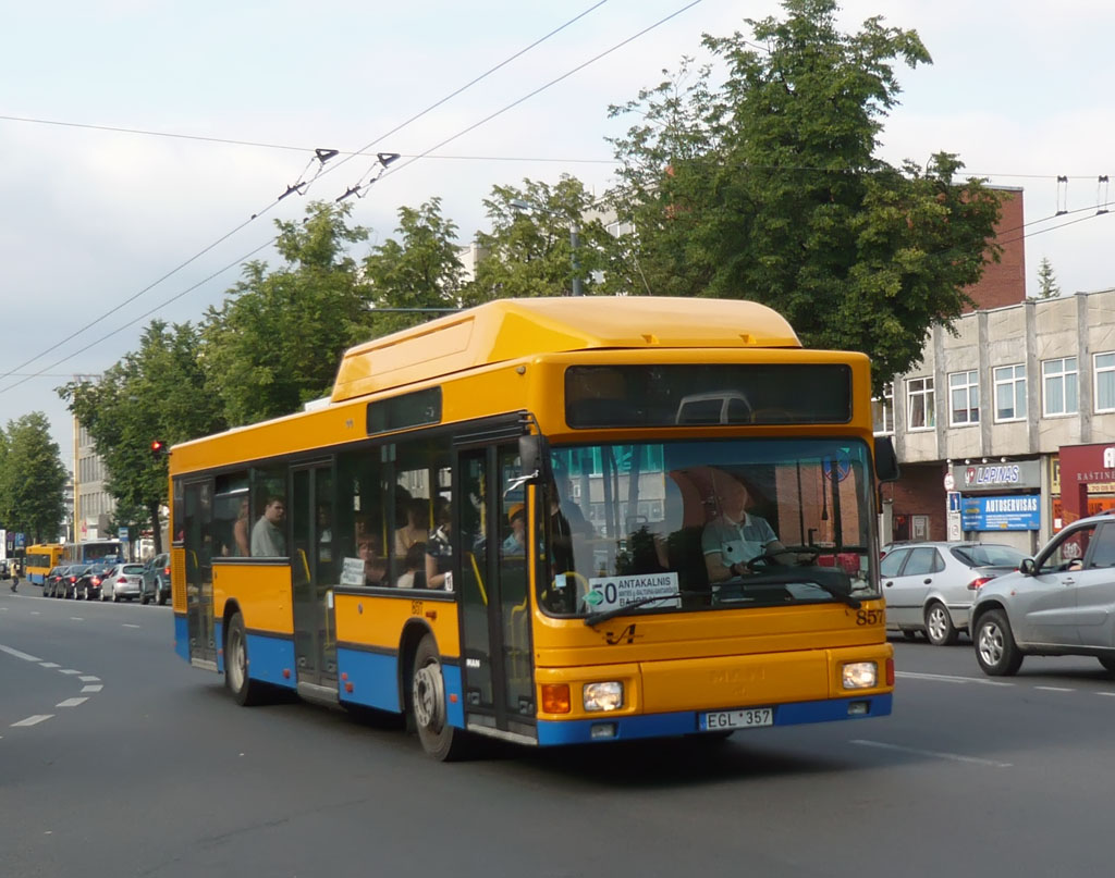 Lithuania, MAN A15 NL232 CNG # 857