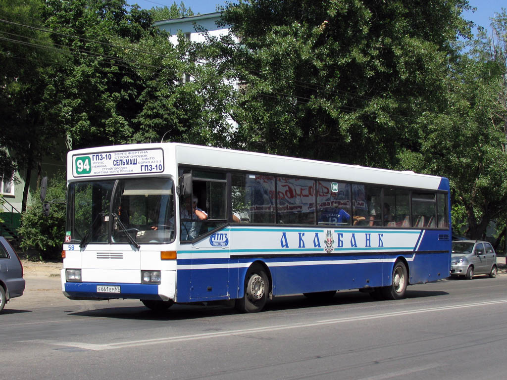 Rostov region, Mercedes-Benz O405 # 58