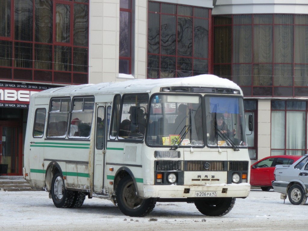 Leningrad region, PAZ-32053 (30, E0, C0, B0) # В 206 РА 47