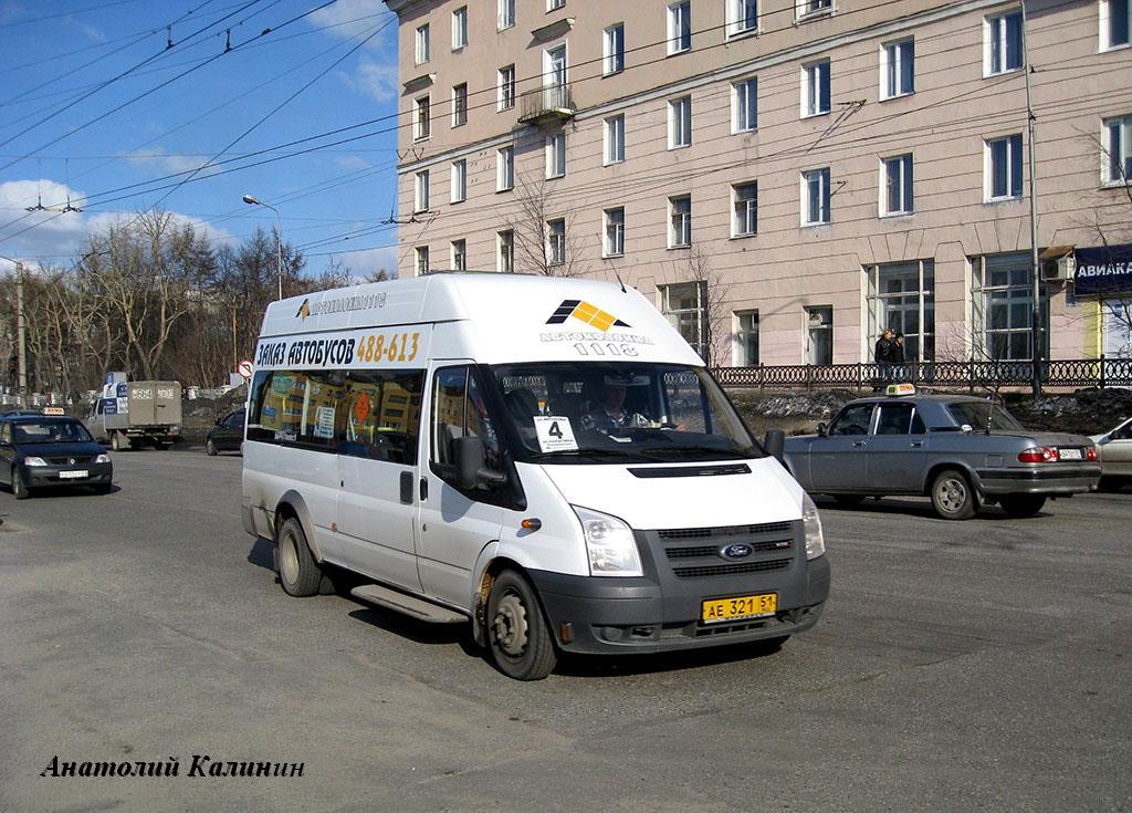 Murmansk region, PAZ-3030 (Ford Transit) # 3821