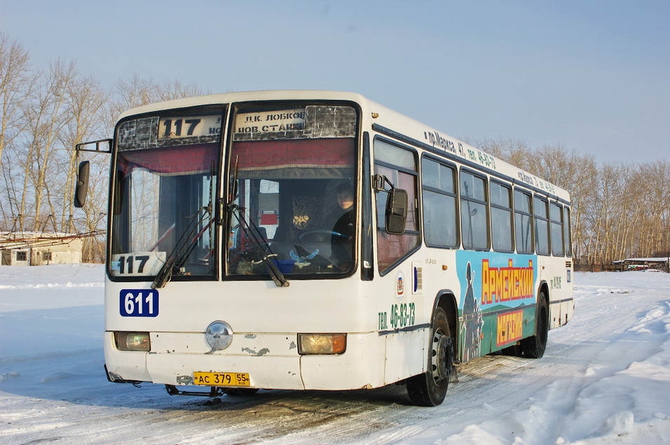 Omsk region, Mercedes-Benz O345 # 611