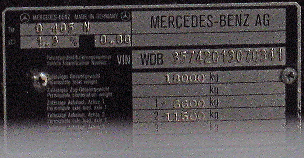 Penza region, Mercedes-Benz O405N # АХ 208 58