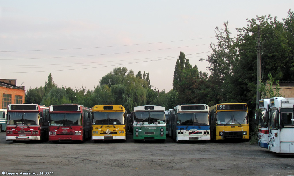 Poltava region, Säffle # BA 6256 AA; Poltava region, Säffle # BA 6248 AA; Poltava region, Säffle (LTD «Poltava-Automash») # 013-73 СК; Poltava region, Säffle # 112-37 СН; Poltava region, Säffle # BA 6252 AA; Poltava region, DAB # BI 2581 AA; Poltava region — Poltava — a bus JV «UMAK»