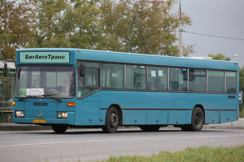 Vladimir region, Mercedes-Benz O405N # ВО 644 33
