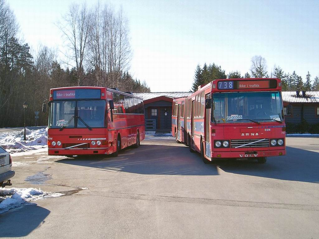 Norway, Ajokki Express # 494; Norway, Arna M83 # 740