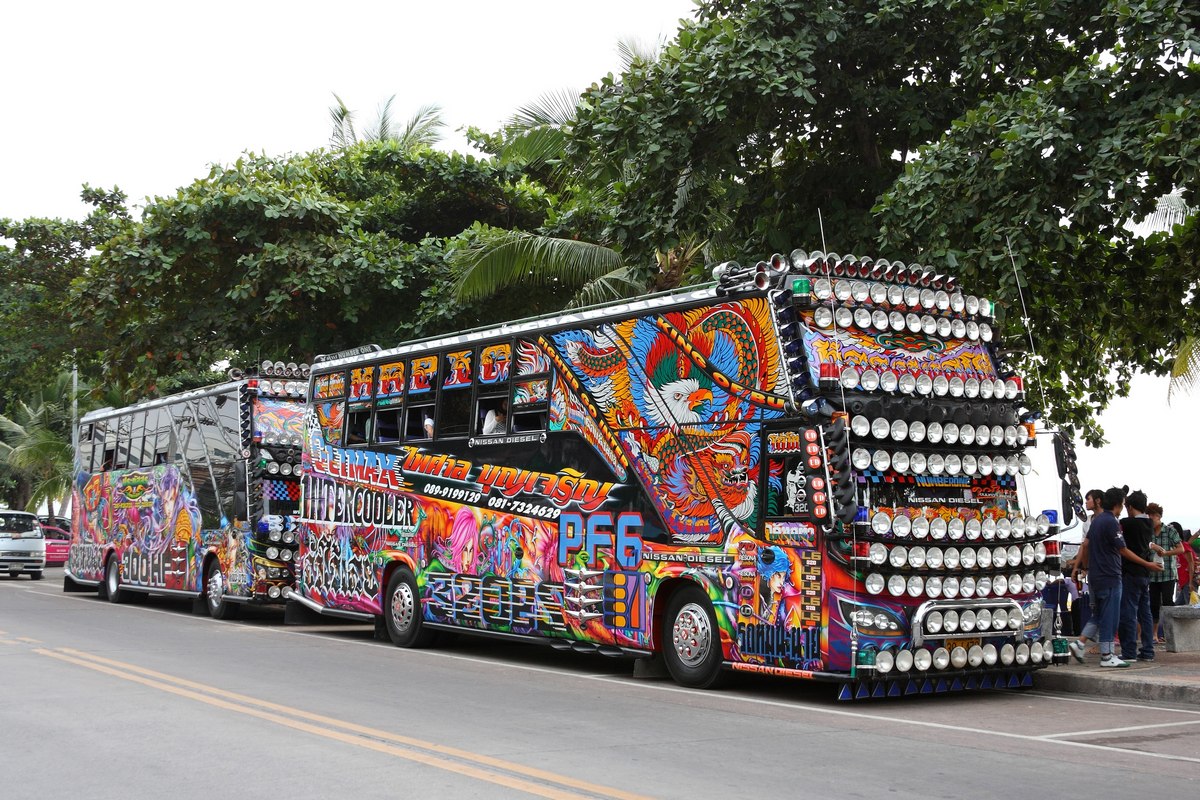 Автобусы в Тайланде