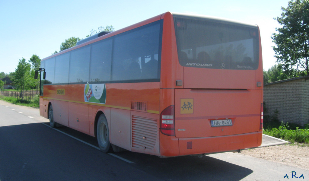 Latvia, Mercedes-Benz Intouro II E # HN-8491