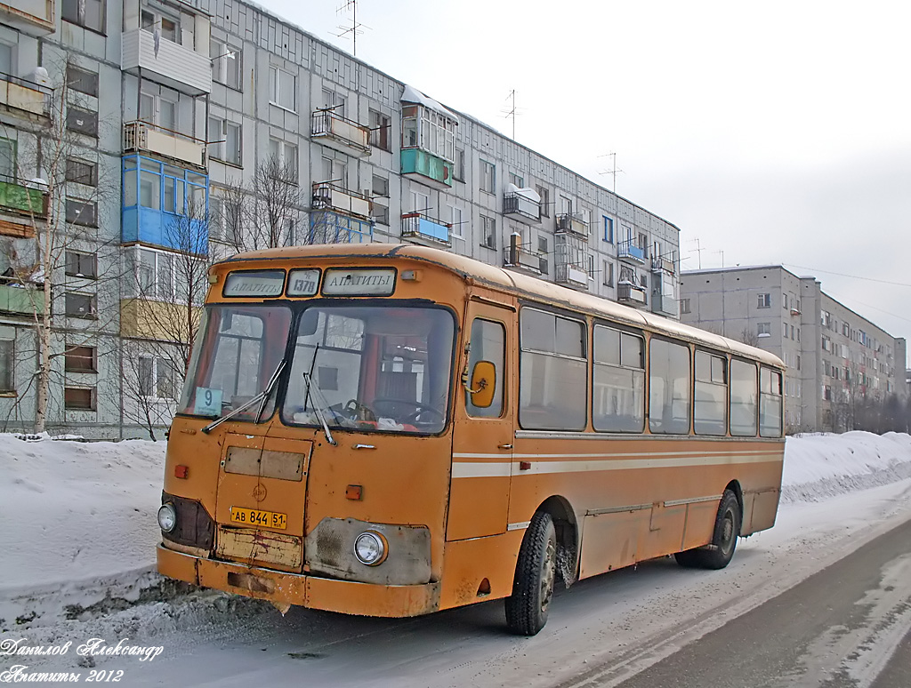 Murmansk region, LiAZ-677MB # АВ 844 51
