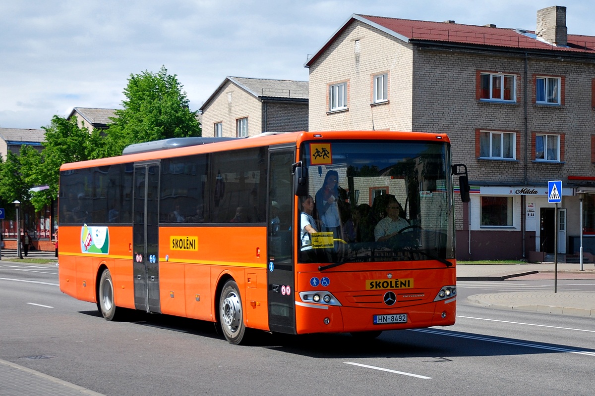 Latvia, Mercedes-Benz Intouro II E # HN-8492