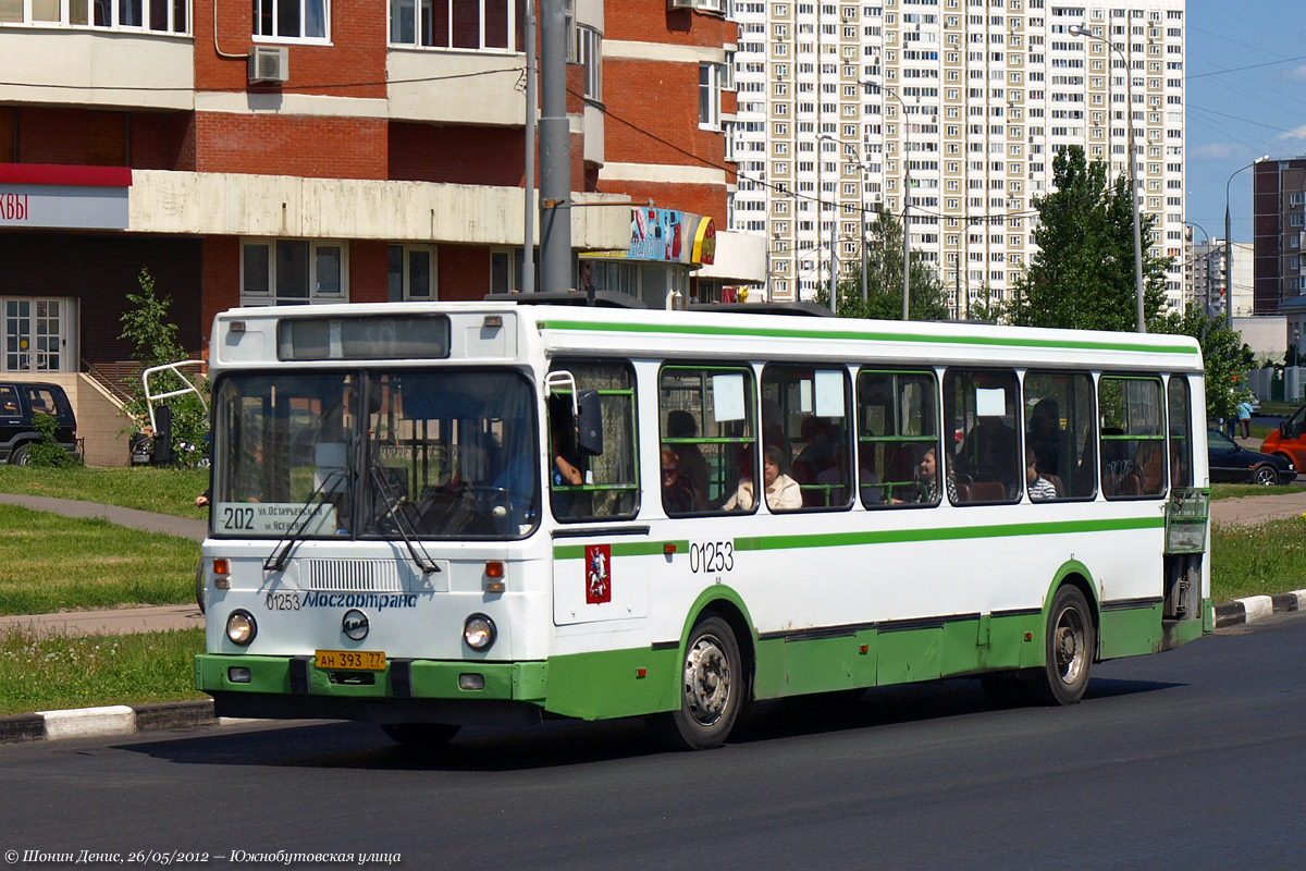 Moscow, LiAZ-5256.25 # 01253