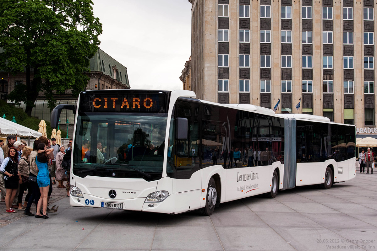 Estonia, Mercedes-Benz O530 Citaro G # PROOV 0303; Estonia — Tallinn bus traffic at different times