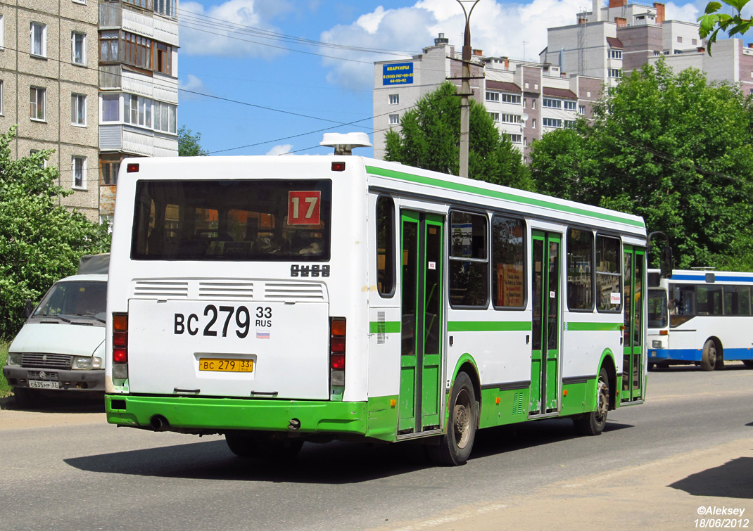 Vladimir region, LiAZ-5256.26 # ВС 279 33