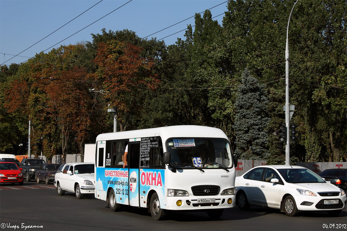Krasnodar region, Hyundai County SWB C08 (RZGA) # К 900 ВА 123