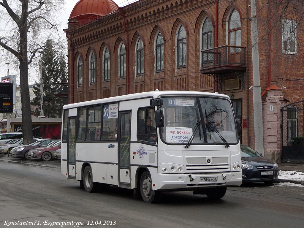 Sverdlovsk region, PAZ-320402-05 # У 784 СР 96
