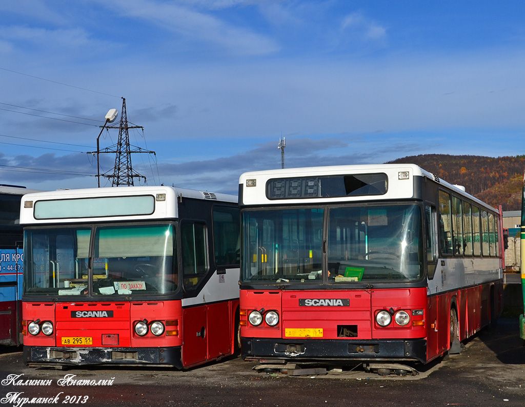 Murmansk region, Scania CN113CLB # АВ 292 51