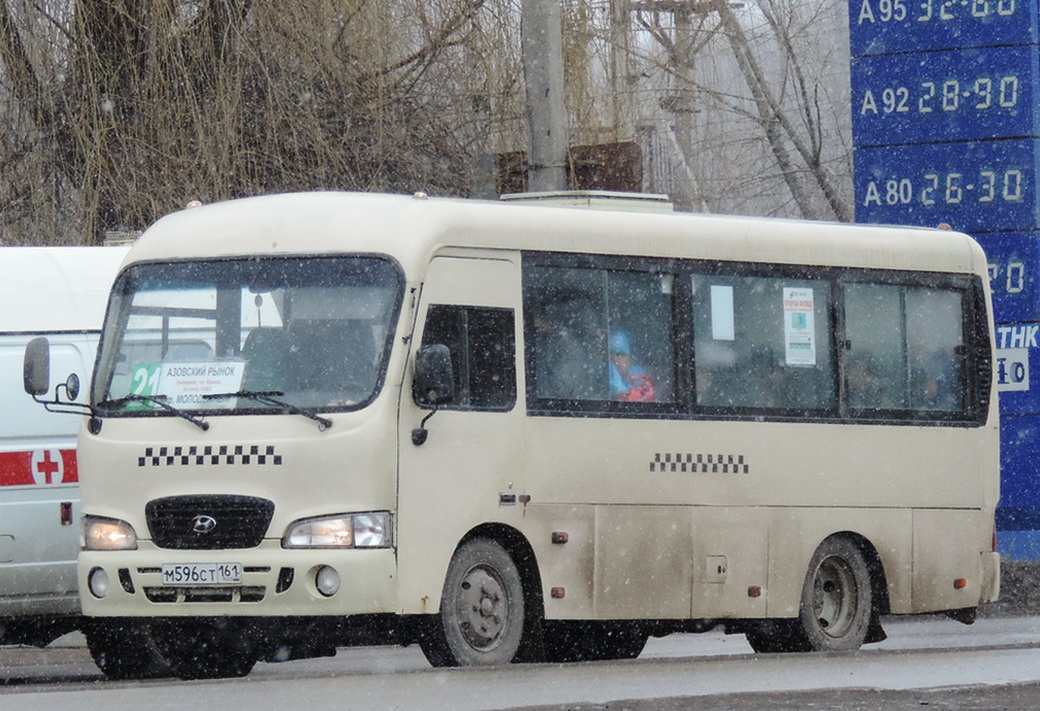 Rostov region, Hyundai County SWB C08 (RZGA) # М 596 СТ 161