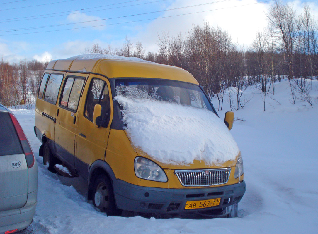 Murmansk region, GAZ-322132 (XTH, X96) # АВ 567 51