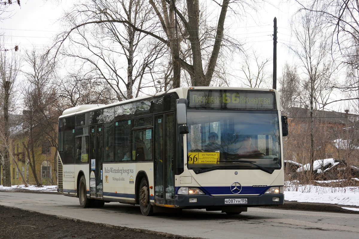 Perm region, Mercedes-Benz O530 Citaro # А 087 УН 159