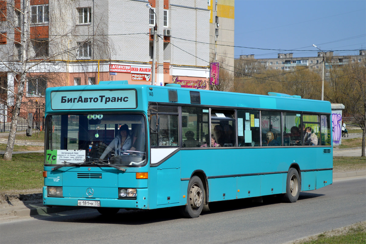 Vladimir region, Mercedes-Benz O405N # Е 181 МК 33