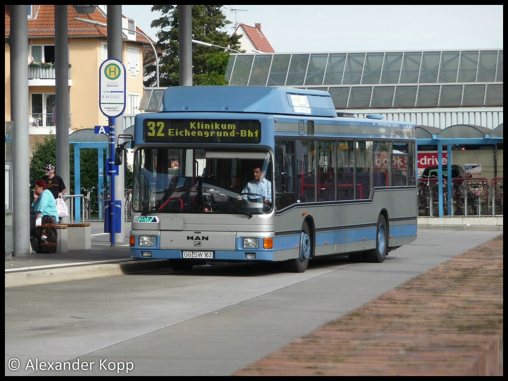 Germany, MAN A15 NL232 CNG # 163