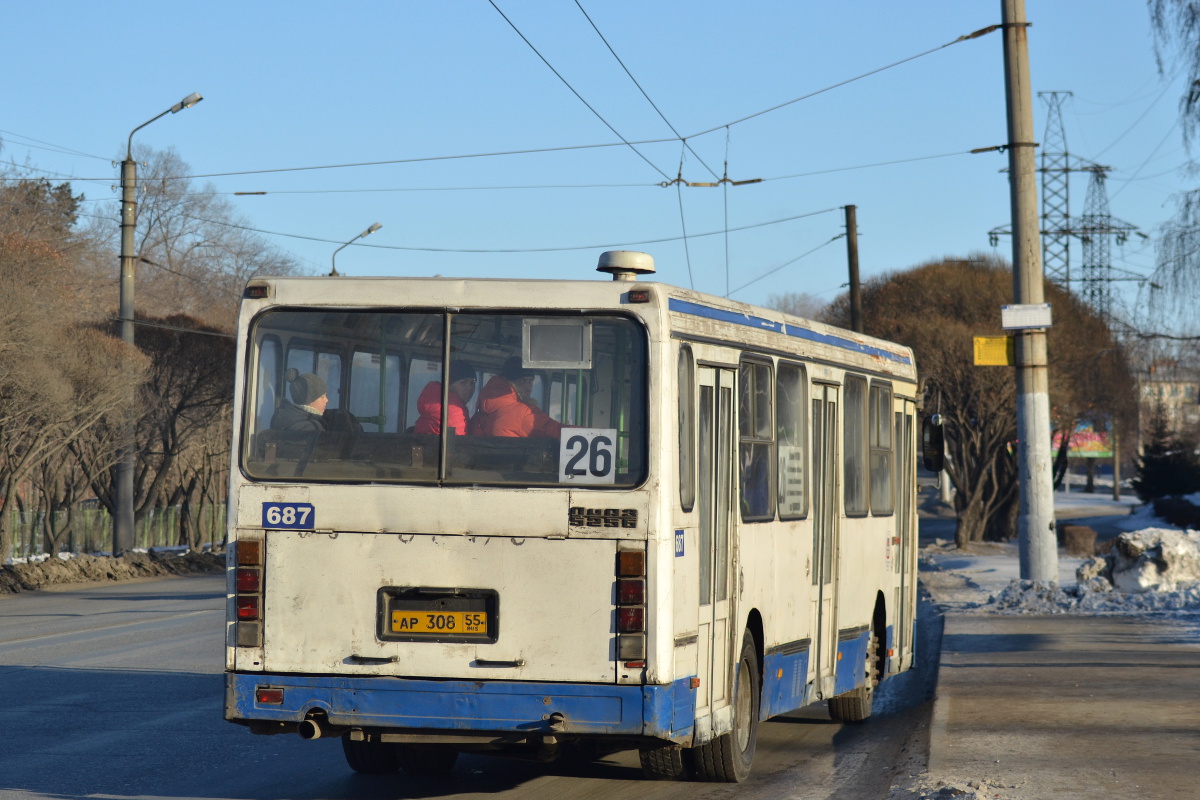 Omsk region, LiAZ-5256.45 # 687
