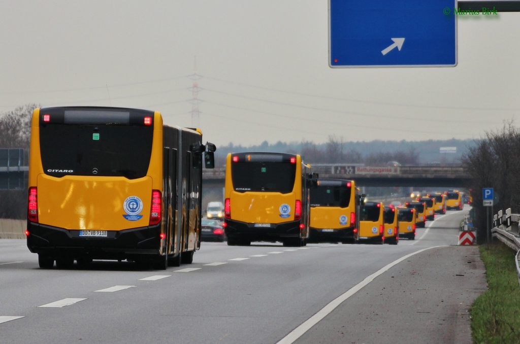 Germany — New buses / Buses with transfer-numbers