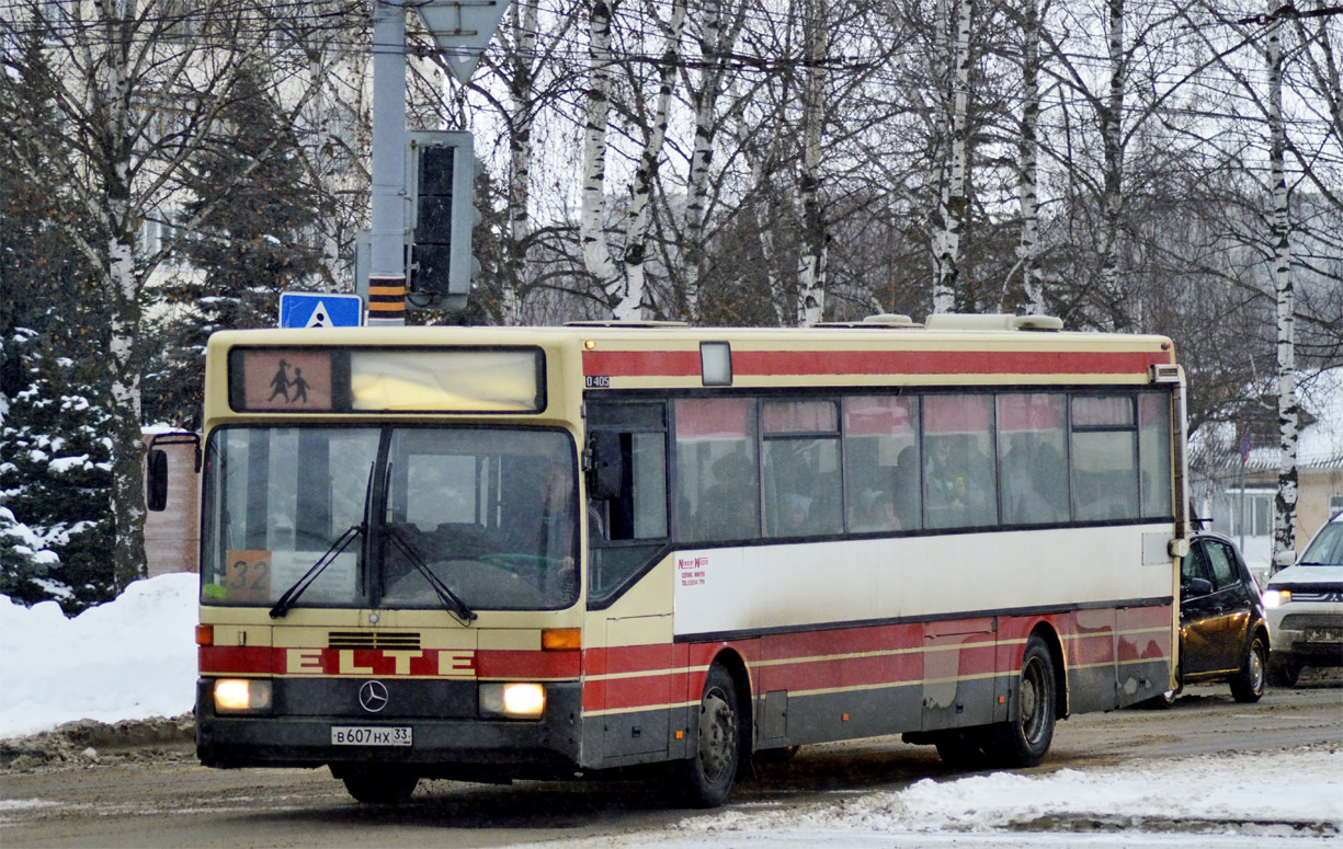 Vladimir region, Mercedes-Benz O405 # В 607 НХ 33