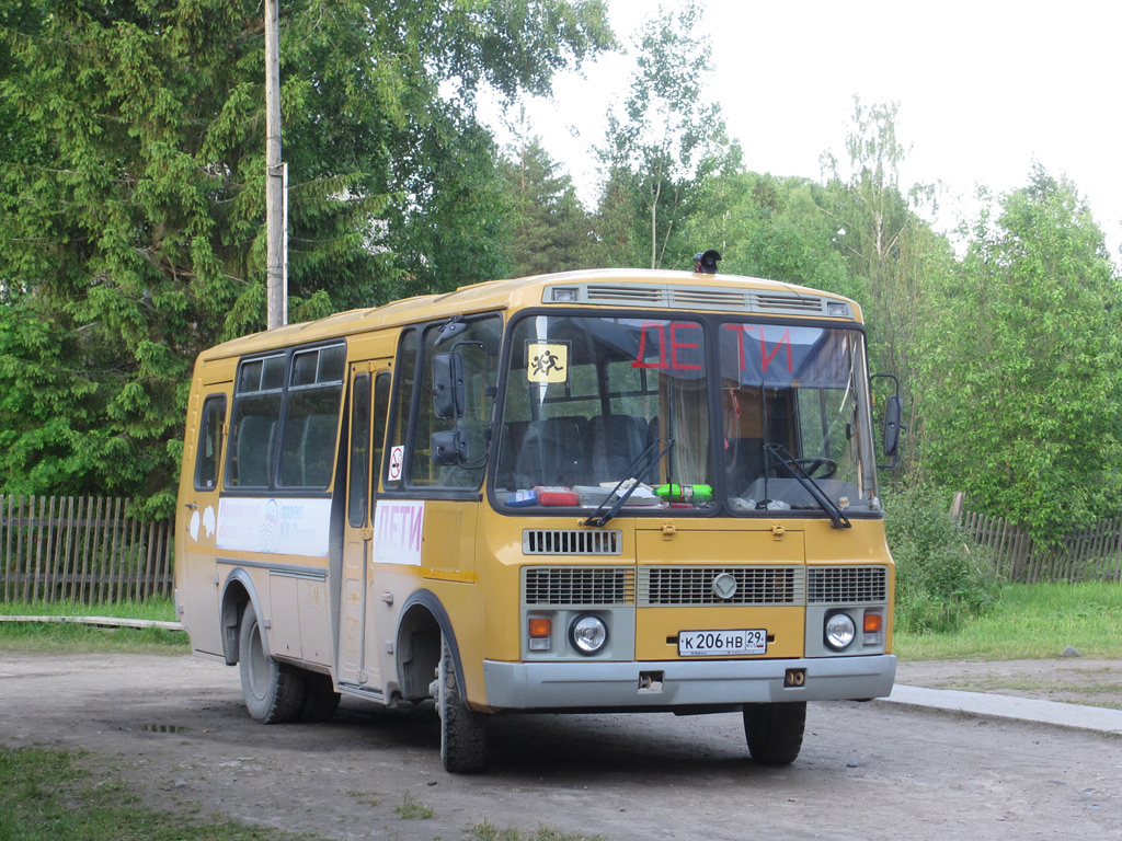 Arkhangelsk region, PAZ-32053-70 (EX, CX, BX) # К 206 НВ 29