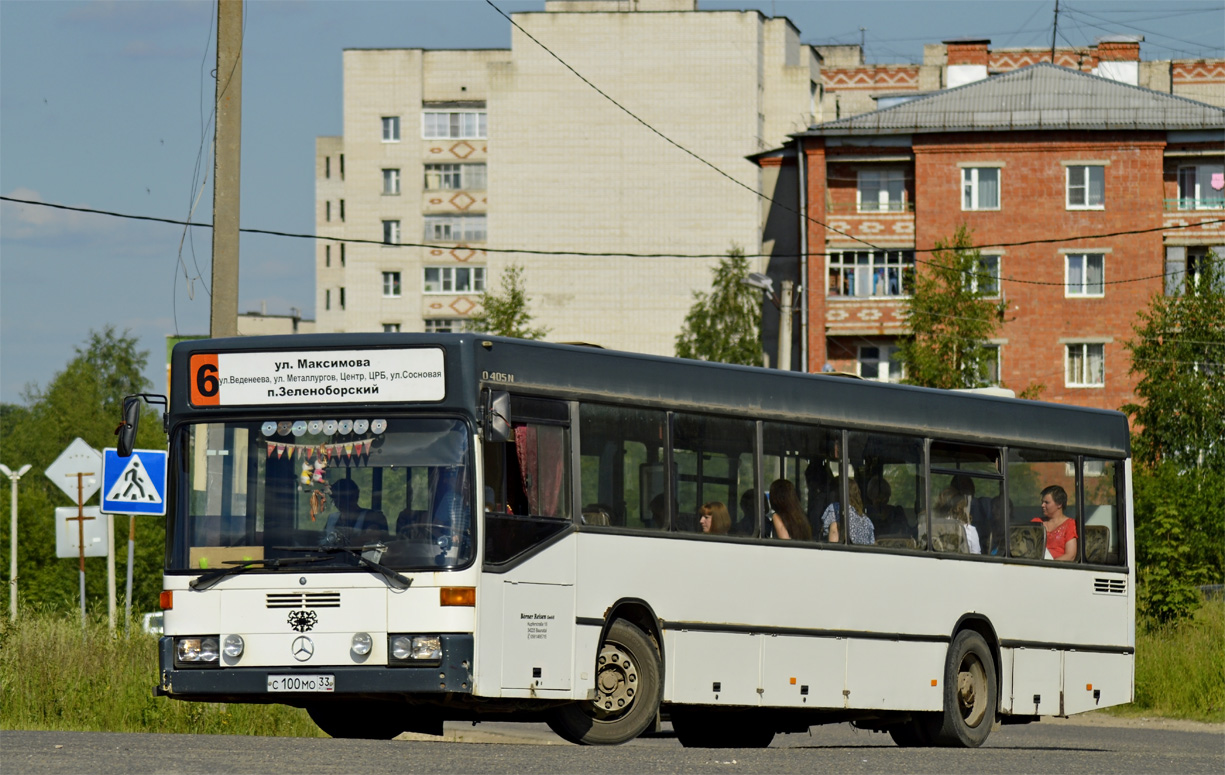 Vladimir region, Mercedes-Benz O405N # С 100 МО 33