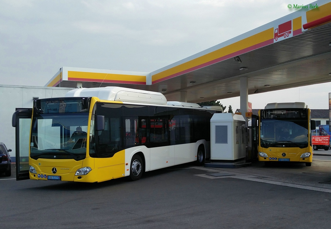 Germany, Mercedes-Benz O530 Citaro NGT # S 1 IDL; Germany, Mercedes-Benz O530 Citaro NGT # S 6 FDJ; Germany — New buses / Buses with transfer-numbers
