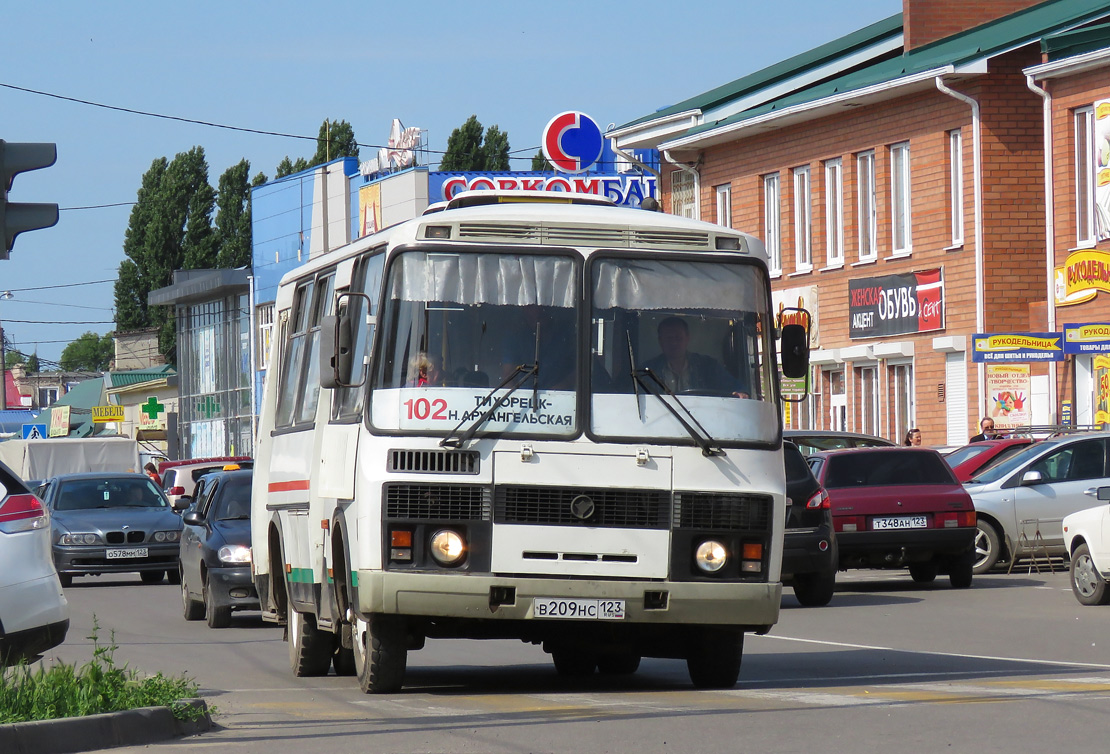 Krasnodar region, PAZ-32054 # В 209 НС 123