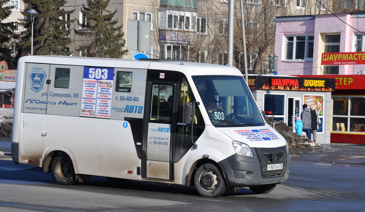 503 маршрутка в Омске - схема движения на карте