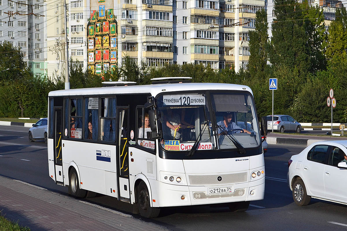 Belgorod region, PAZ-320412-05 "Vector" # О 212 ВА 31