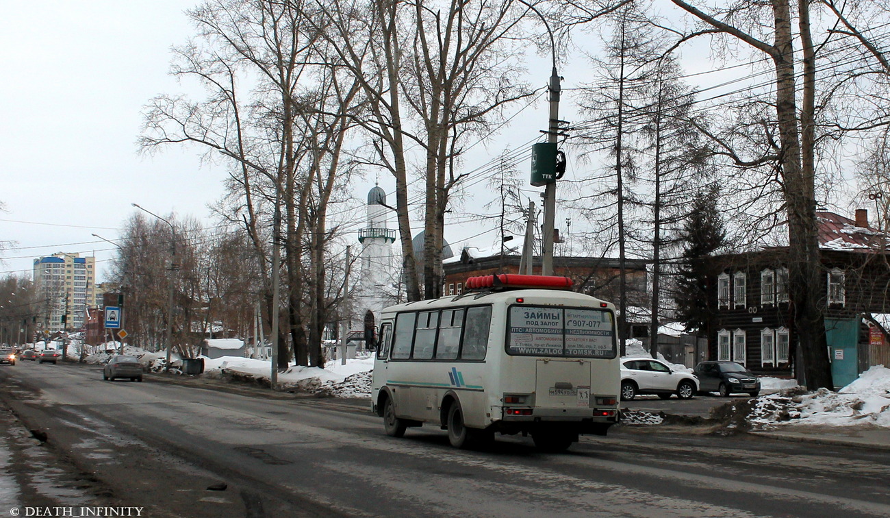 Tomsk region, PAZ-32053 (30, E0, C0, B0) # М 594 УО 36