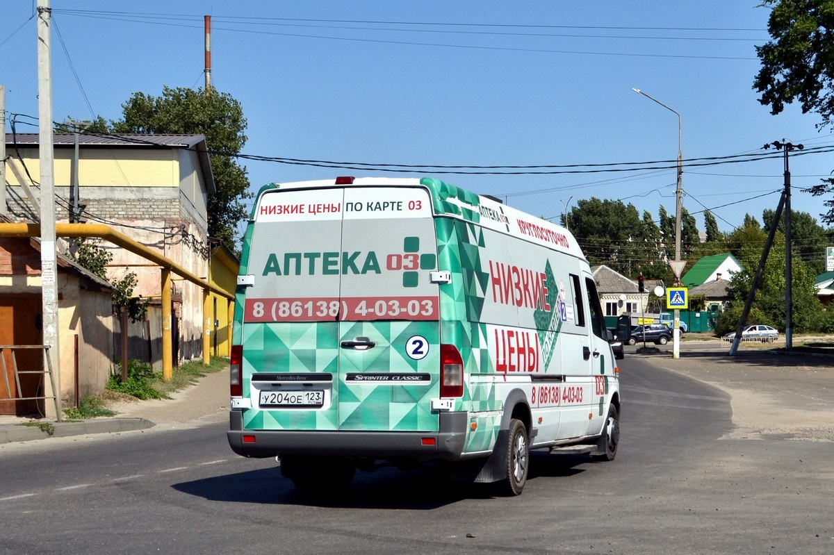 Krasnodar region, Luidor-223201 (MB Sprinter Classic) # У 204 ОЕ 123