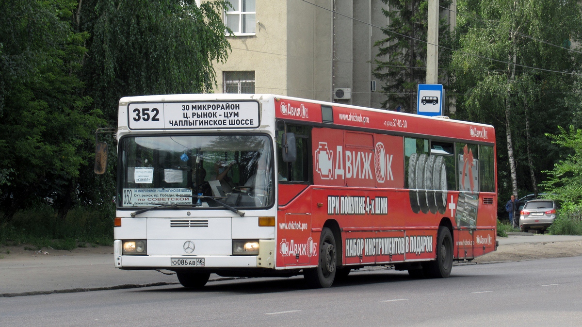 Lipetsk region, Mercedes-Benz O405N # О 086 АВ 48