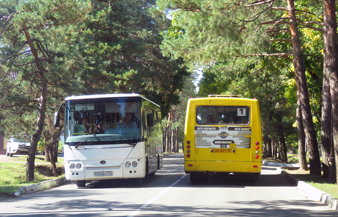 Krasnodar region, Bogdan A20111 # А 553 ЕХ 123; Krasnodar region, ChA A09204 # АВ 651 23
