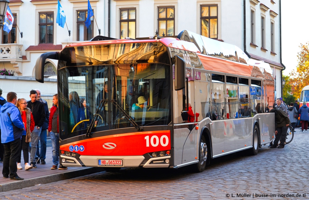Poland, Solaris Urbino IV 12 electric # ﻿100; Germany — New buses / Buses with transfer-numbers