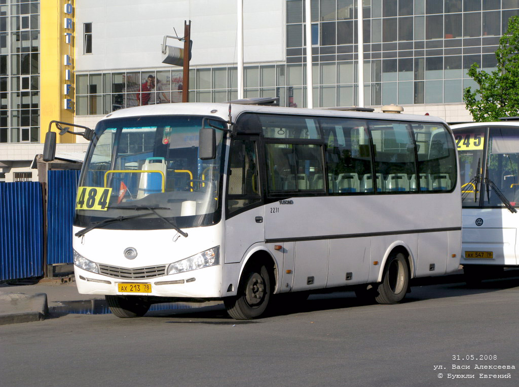 Saint Petersburg, Yutong ZK6737D # 2231