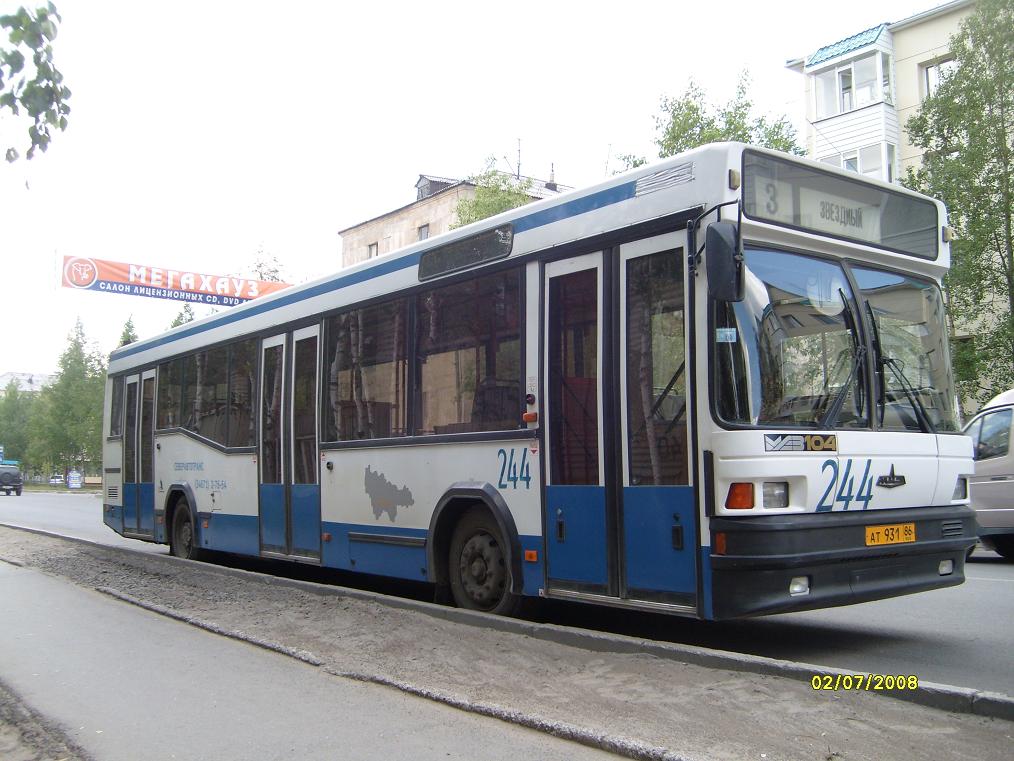 Автобус маз 104 х25