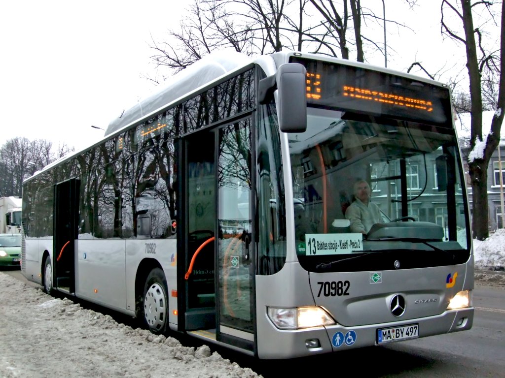 Latvia, Mercedes-Benz O530 Citaro CNG # 70982