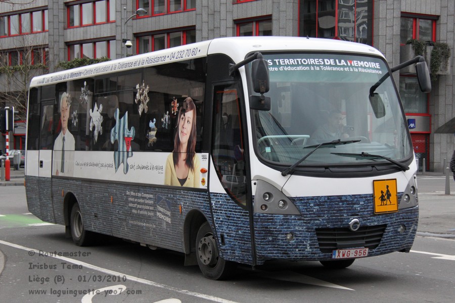 Belgium, Irisbus Tema # XWG-956