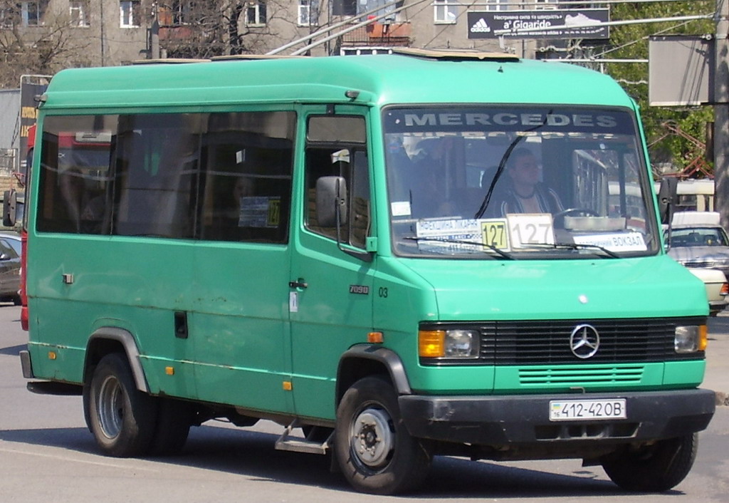 Odessa region, Mercedes-Benz T2 709D # 412-42 ОВ