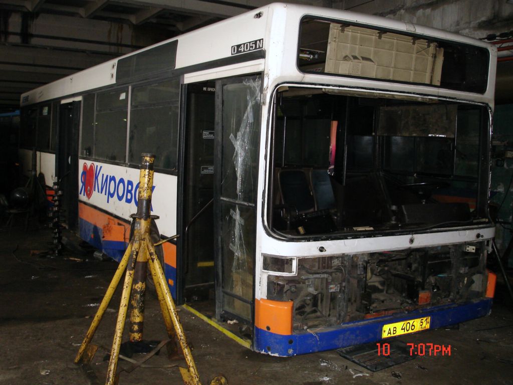 Murmansk region, Mercedes-Benz O405N # АВ 406 51