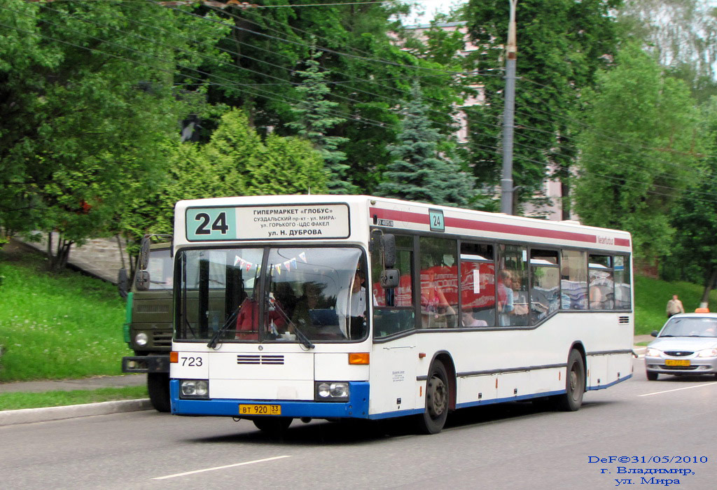 Vladimir region, Mercedes-Benz O405N2 # ВТ 920 33