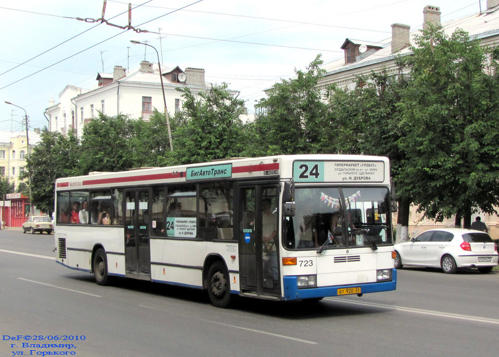 Vladimir region, Mercedes-Benz O405N2 # ВТ 920 33