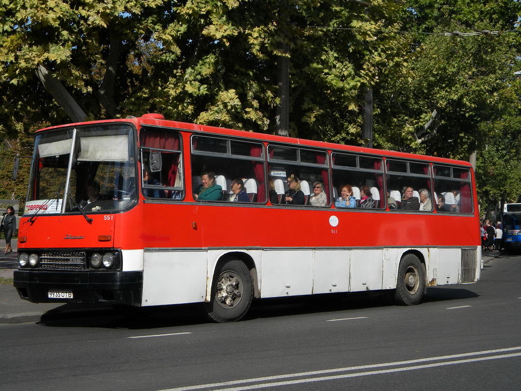 Odessa region, Ikarus 256 # 551