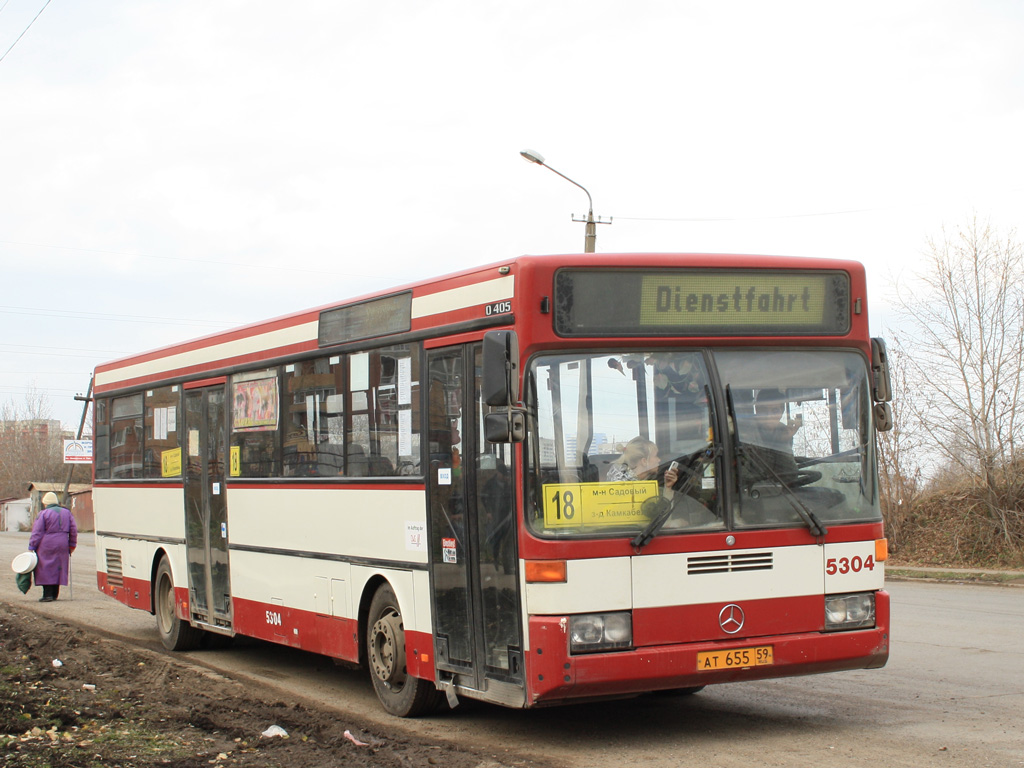 Perm region, Mercedes-Benz O405 # АТ 655 59