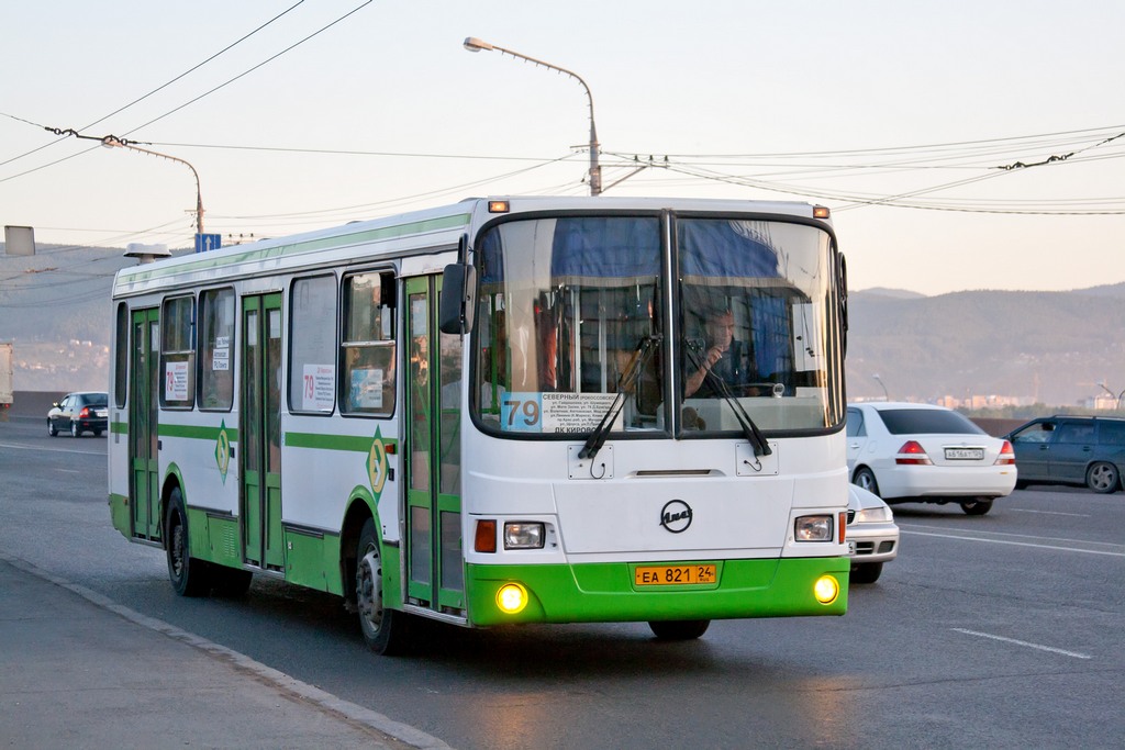 Маршрут 63. Автобус ЛИАЗ 5256 Красноярск. 821 Автобус.